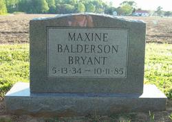 Maxine Virginia <I>Balderson</I> Bryant 