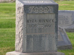 Almira “Myra” <I>Lewis</I> Minnick 