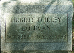 Hubert Dudley Coleman 