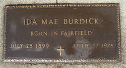 Ida May <I>Hammond</I> Burdick 