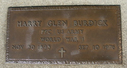PFC Harry Glen Burdick 