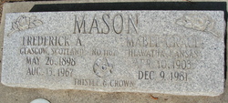 Mabel Grace <I>Burdick</I> Mason 