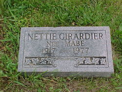 Nettie Frances <I>Mabe</I> Girardier 