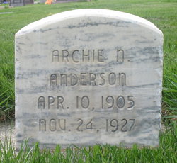 Archie Nathan Anderson 