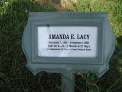 Amanda Emma <I>Wichern</I> Lacy 