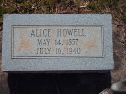 Alice Celestine <I>Brown</I> Howell 