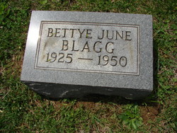 Bettye June <I>Baker</I> Blagg 