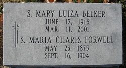 Sr Mary Luiza “Lucille” Belker 