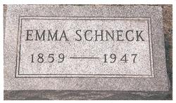 Emma <I>Beebe</I> Schneck 