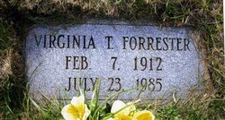 Virginia Elizabeth <I>Trivette</I> Forrester 