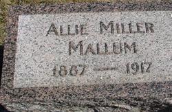 Allie Marie <I>Miller</I> Mallum 