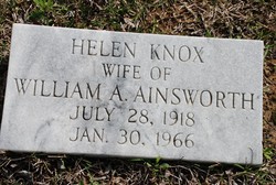 Helen <I>Knox</I> Ainsworth 