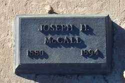 Joseph Hooker McCall 