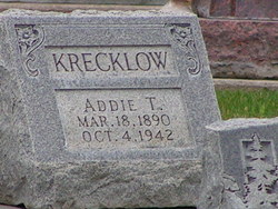 Addie T. <I>Nordell</I> Krecklow 