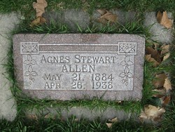 Agnes <I>Stewart</I> Allen 