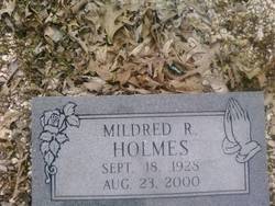 Mildred Irene <I>Redding</I> Holmes 