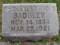 Dr Charles Aaron Badgley 