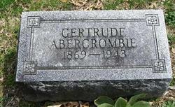 Gertrude <I>Sexton</I> Abercrombie 