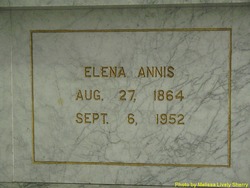 Elena Mary <I>Woolery</I> Annis 