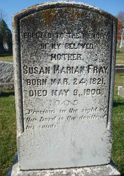 Susan Marian <I>Wayland</I> Fray 