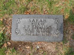 Sarah Ellen <I>Peters</I> English 