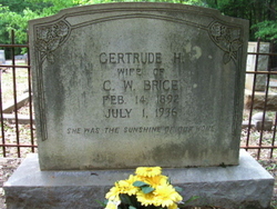 Gertrude <I>Hill</I> Brice 