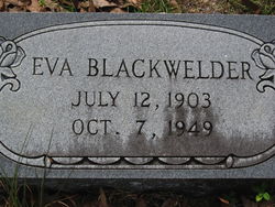 Eva <I>Simms</I> Blackwelder 