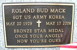 Sgt Roland Bud Mack 
