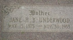 Jane Wilkie Hooper <I>Blood</I> Underwood 