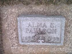Alma E <I>Ehrenstrom</I> Paulson 