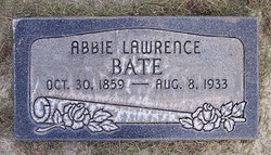 Abbie Marie <I>Lawrence</I> Bate 