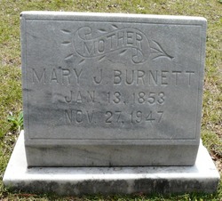 Mary Jane <I>Graves</I> Burnett 