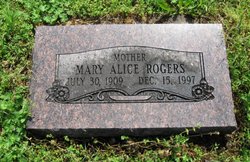 Mary Alice Rogers 