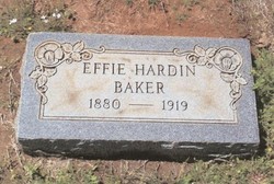 Effie <I>Hardin</I> Baker 