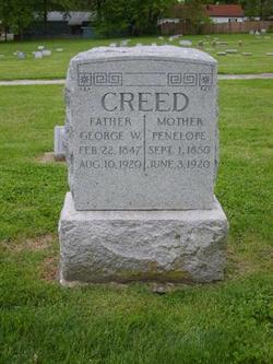 Penelope Ann <I>Sanders</I> Creed 