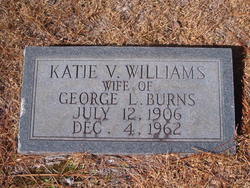 Kaherine Valera “Katie” <I>Williams</I> Burns 