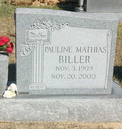 Martha Pauline <I>Mathias</I> Biller 