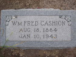 William Fredrick “Fred” Cashion 