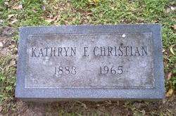 Kathryn Frances “Katy” <I>Isaac</I> Christian 