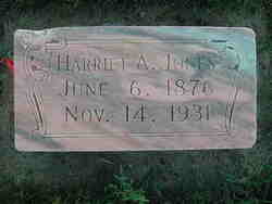 Harriet Ann <I>Hill</I> Jones 