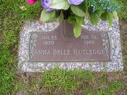 Anna Belle <I>Curtis</I> Rutledge 