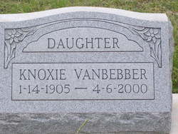 Knoxie Pearl VanBebber 