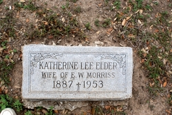 Katherine Lee <I>Elder</I> Morriss 
