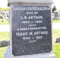 Sarah Louise <I>Baldwin</I> Arthur 