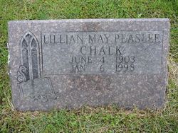 Lillian May <I>Peaslee</I> Chalk 