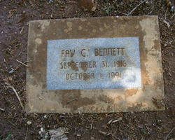 Fay C <I>Brunton</I> Bennett 