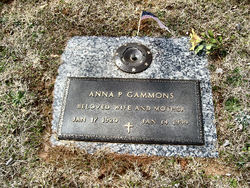 Anna Pearl <I>Dixon</I> Gammons 
