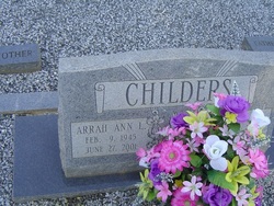 Arrah Ann <I>L</I> Childers 