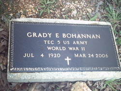 Grady E Bohannan 