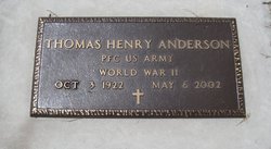 PFC Thomas Henry Anderson 